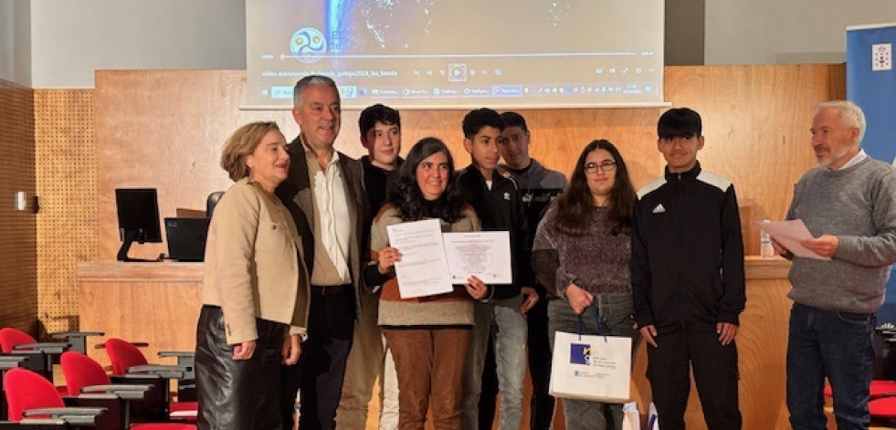 El colegio de Laxe, premiado en un certamen de innovación científica en gallego