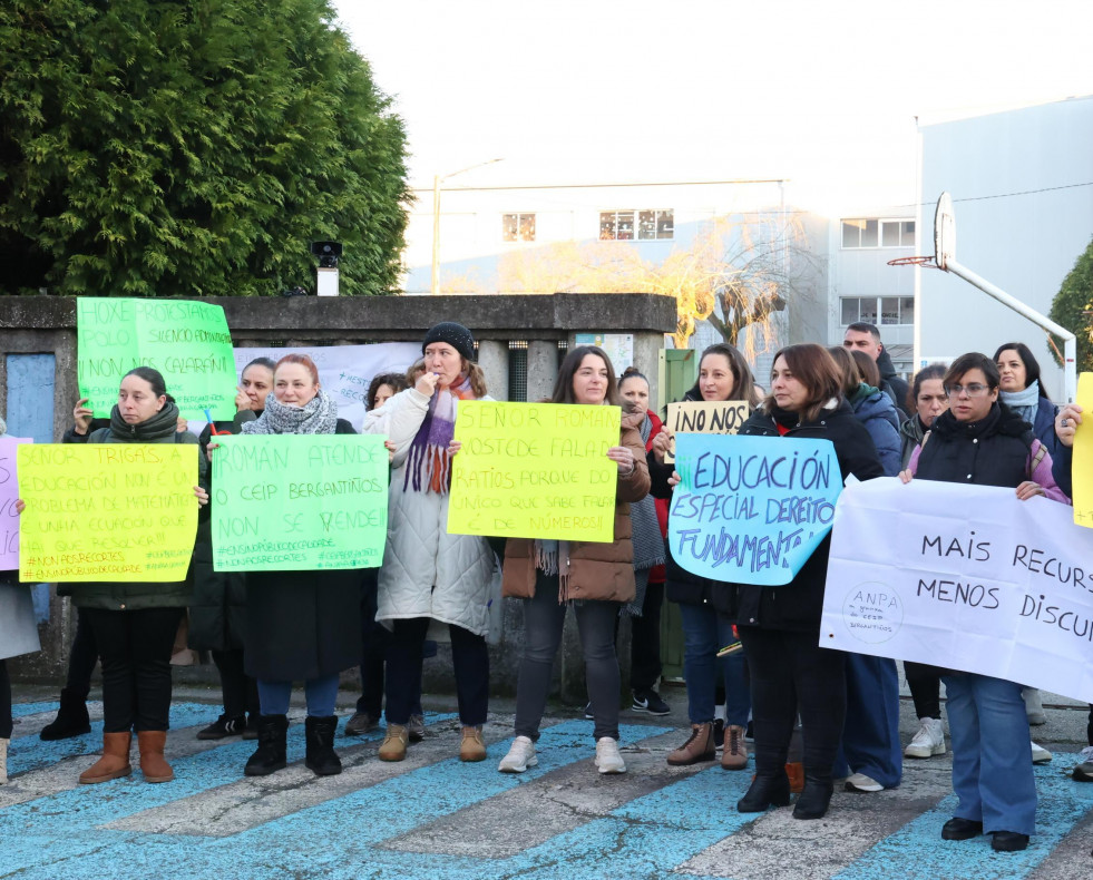 Protesta colegio bergantinos