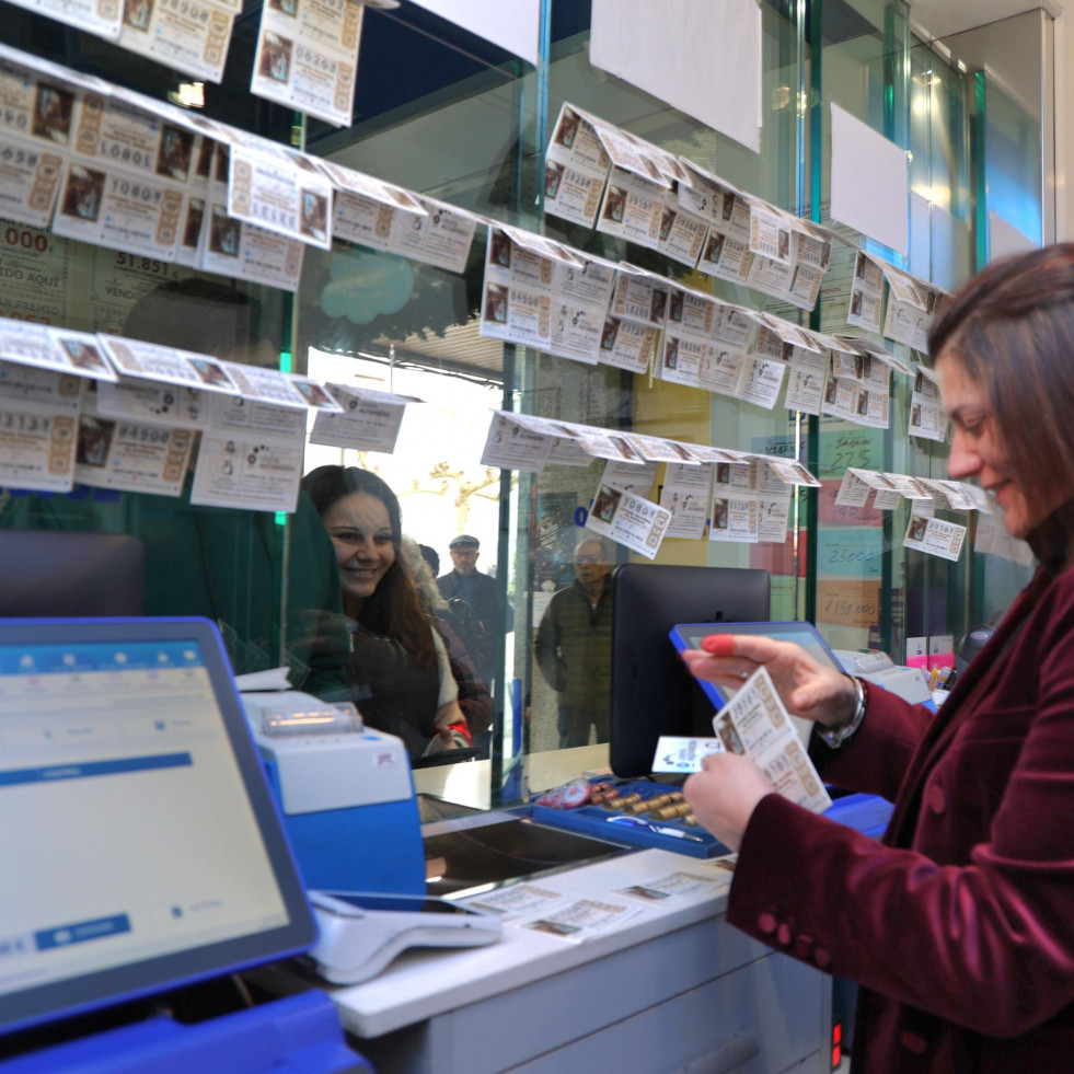 Suben las ventas de Lotería de Navidad en las administraciones de la Costa da Morte