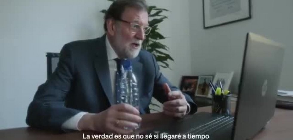 Rueda reúne en su vídeo de Navidad a Mariah Carey, Rajoy y su tapón, Feijóo, un Mozo de Arousa y Koldo García