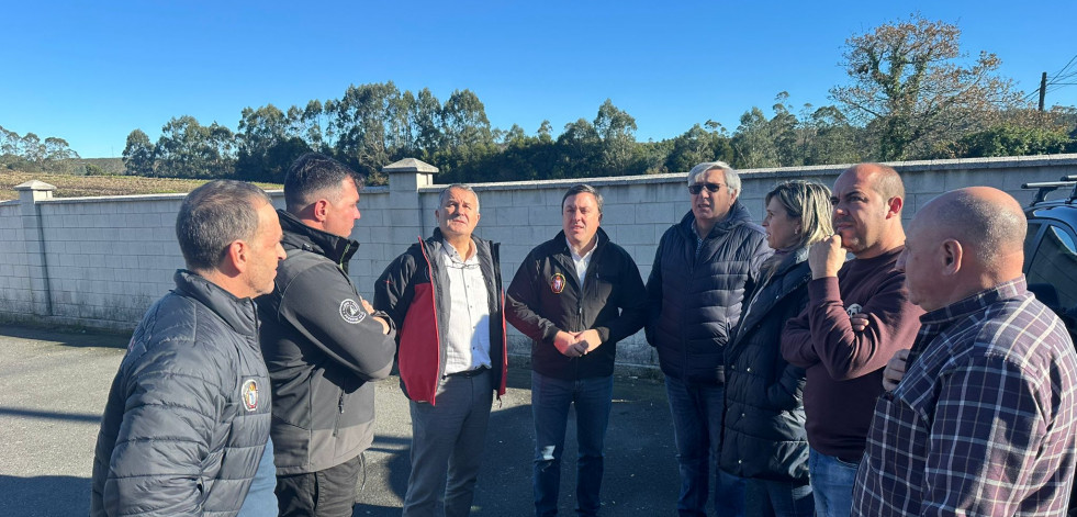 Formoso poner en valor la rápida respuesta de los bomberos tras el incendio en el matadero vimiancés