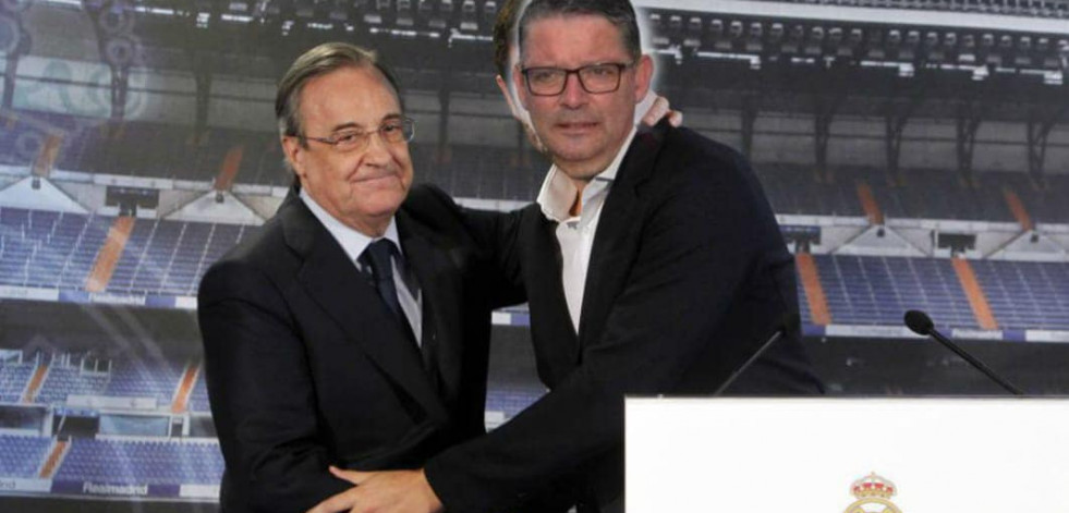 Ricardo Serrano como relevo de Florentino Pérez y Morata al Bergantiños