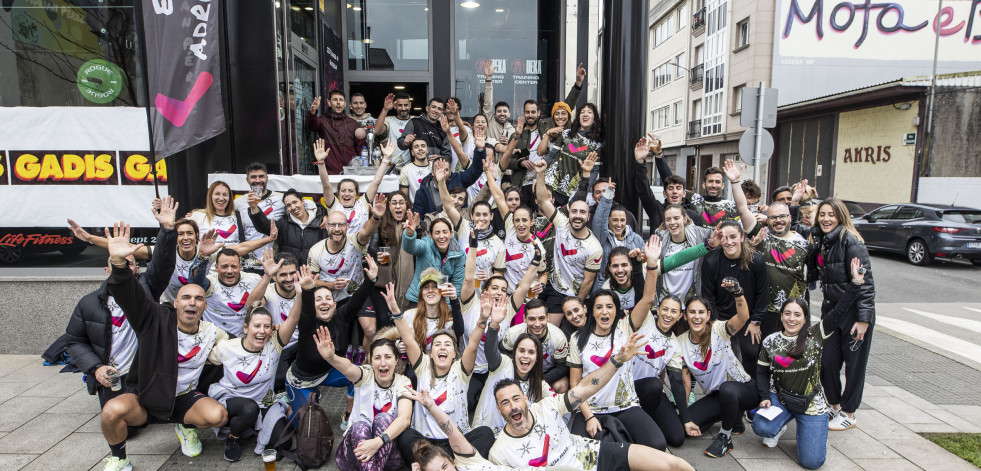 El estudio Adrián Pérez de Carballo celebra una sesión de Hyrox navideño