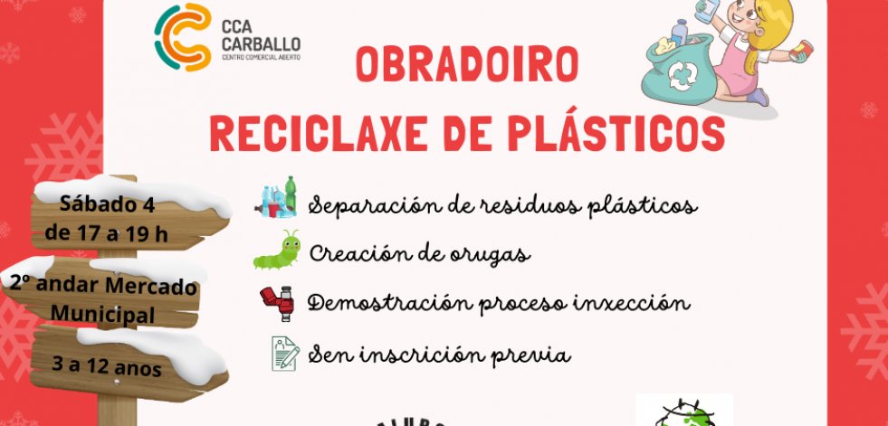 El CCA oferta un taller de reciclaje de plásticos para el próximo sábado