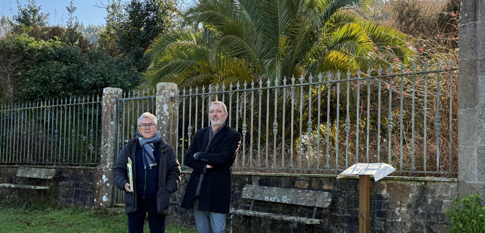 Zas recuerda al ilustre Domingo Fontán en el Pazo de Follente