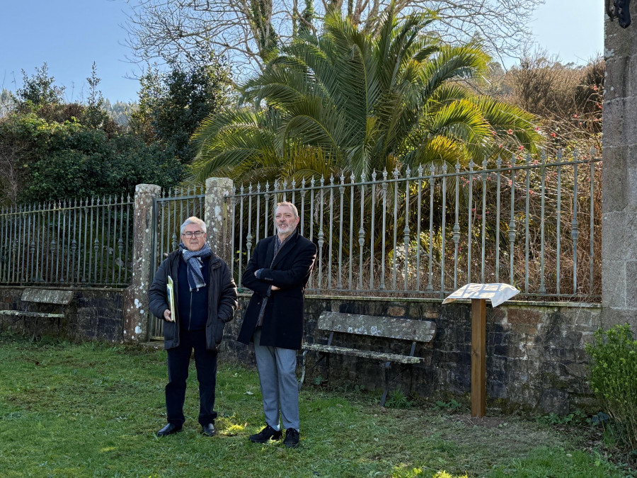 Zas recuerda al ilustre Domingo Fontán en el Pazo de Follente