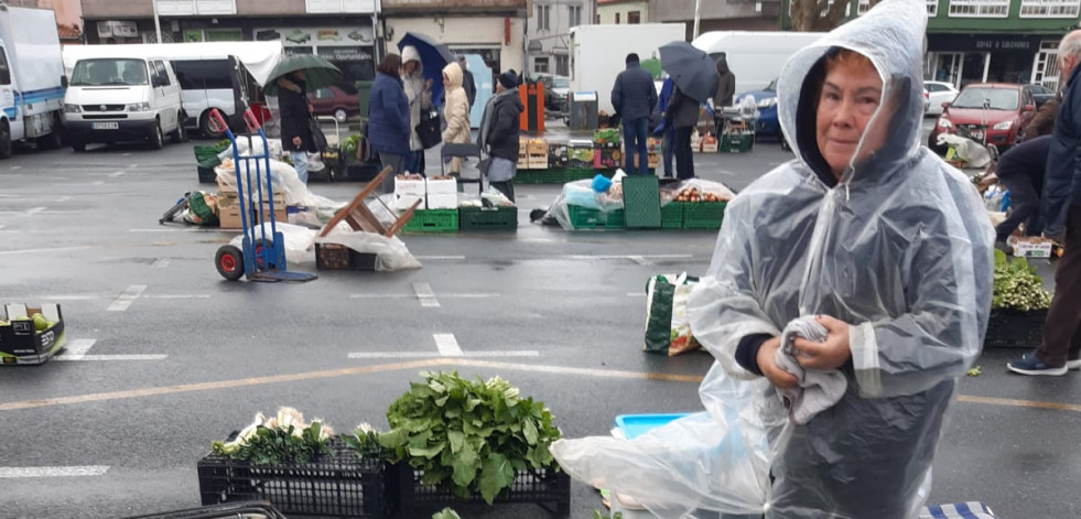 El mal tiempo merma las ferias de la comarca