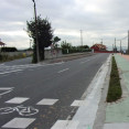 Carril bici carballo