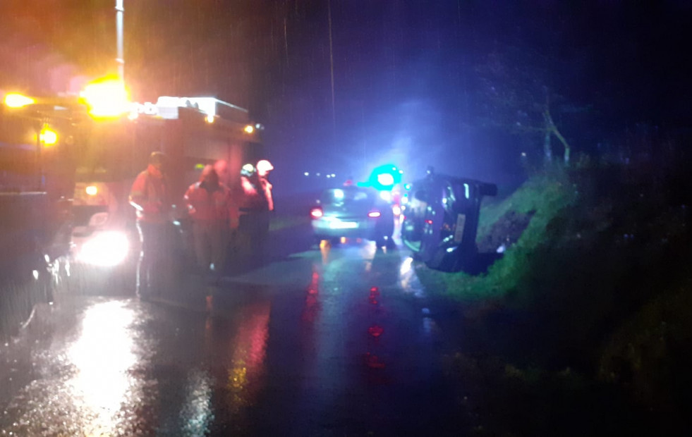 Una persona resulta herida en un accidente de tráfico en Fisterra