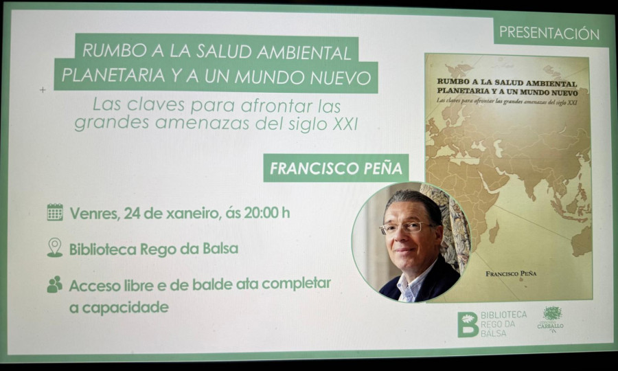 El investigador Francisco Peña presenta su libro en Carballo