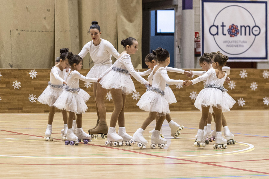 Las mejores patinadoras provinciales se dan cita en A Laracha