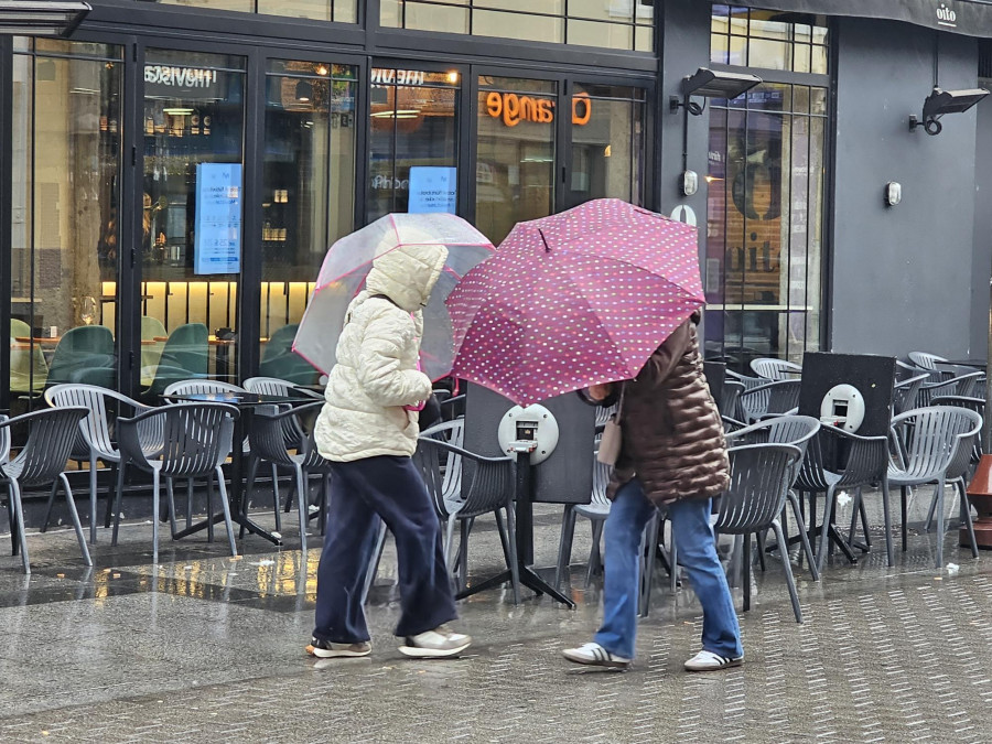 El temporal deja ráfagas de viento  en Vimianzo de más de 144 kilómetros por hora