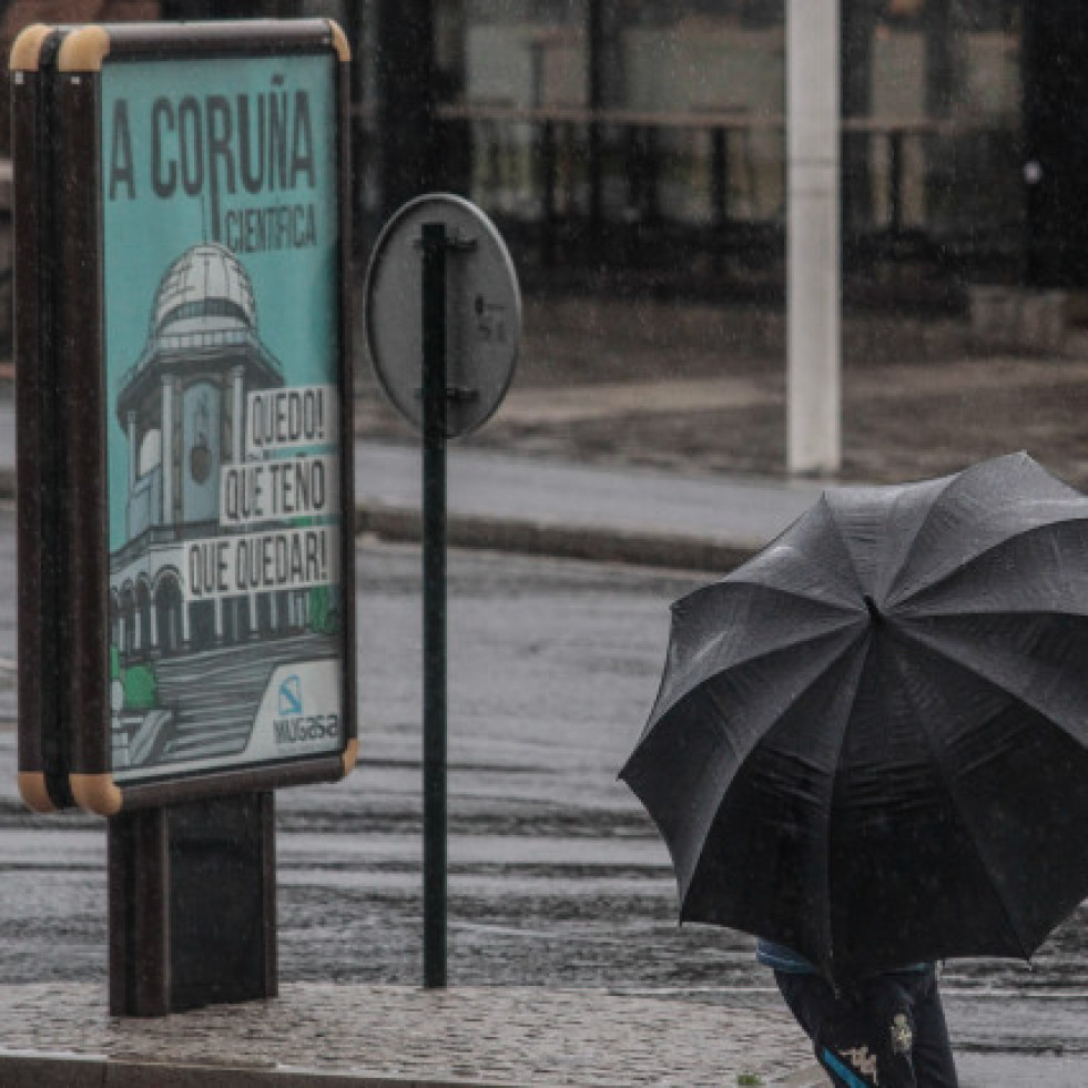 Febrero empieza en Galicia con ligero ascenso en las temperaturas mínimas y lloviznas