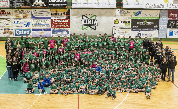 El Xiria de balonmano presenta a sus equipos