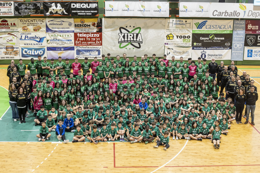 El Xiria de balonmano presenta a sus equipos