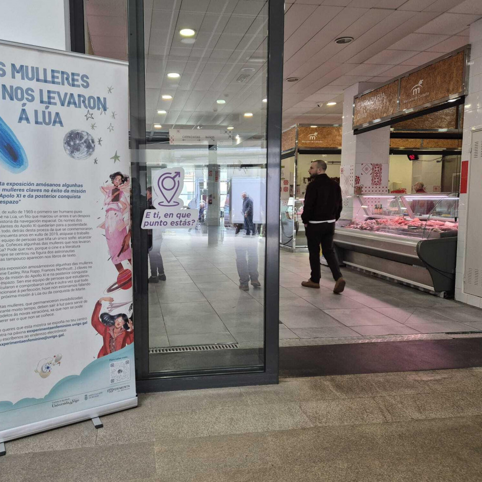 La exposición ‘As mulleres que nos levaron á Lúa’ en Carballo