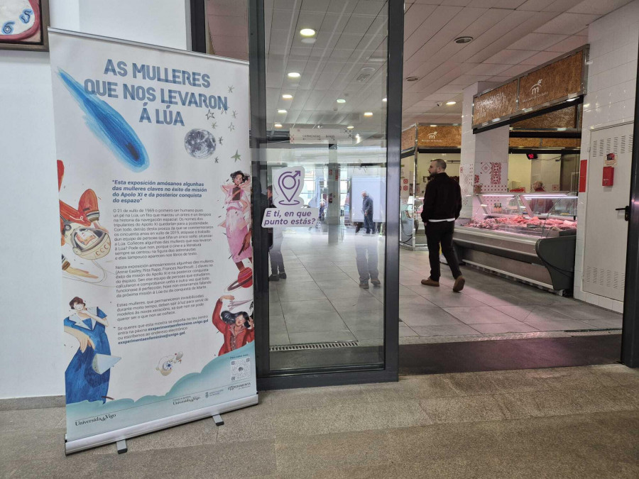 La exposición ‘As mulleres que nos levaron á Lúa’ en Carballo