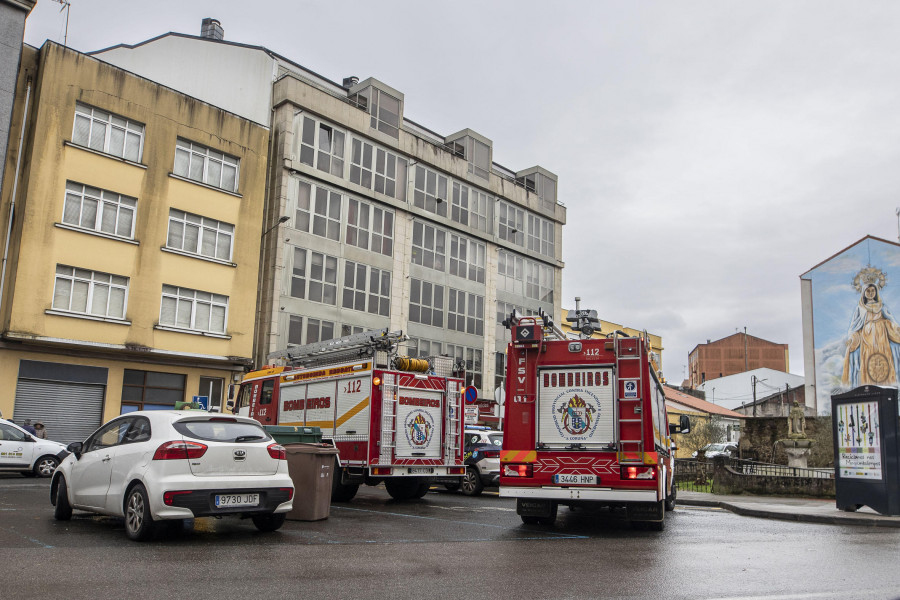 Fuga de gas en un edificio del barrio carballés de A Milagrosa