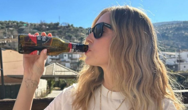 Chiara Ferragni disfruta de Estrella Galicia en su visita a España