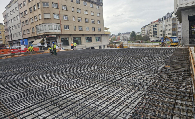 El hormigonado del puente de la calle Fomento es inminente