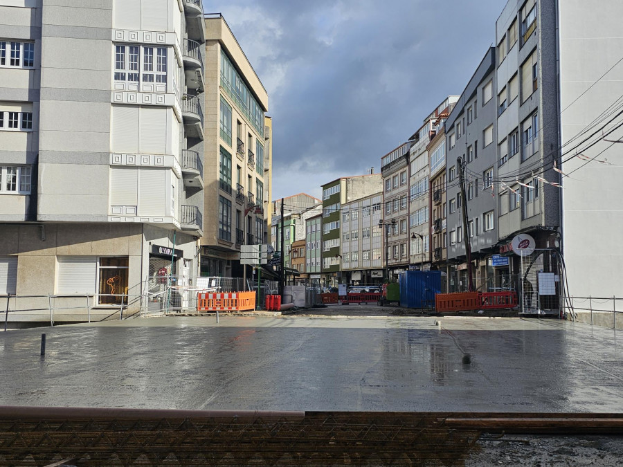 Comenzó el hormigonado del puente de la calle Fomento