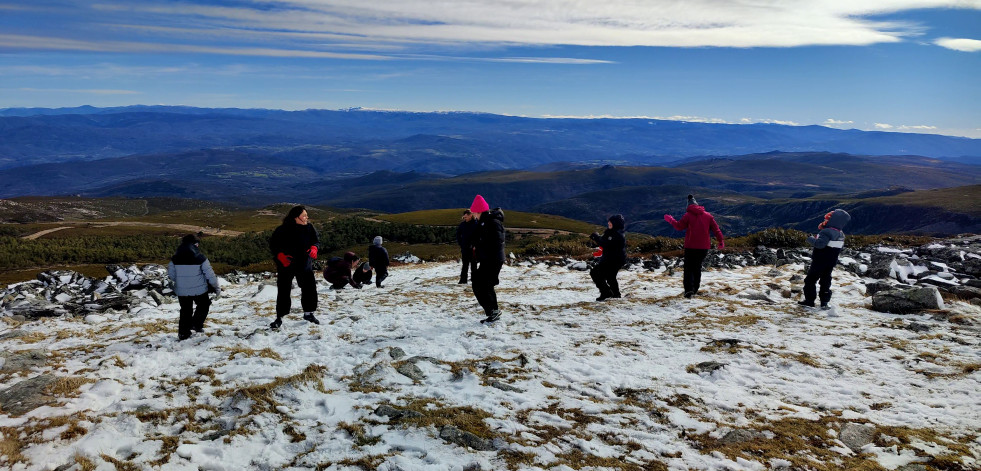 Experiencia de Un Paso Máis en la nieve