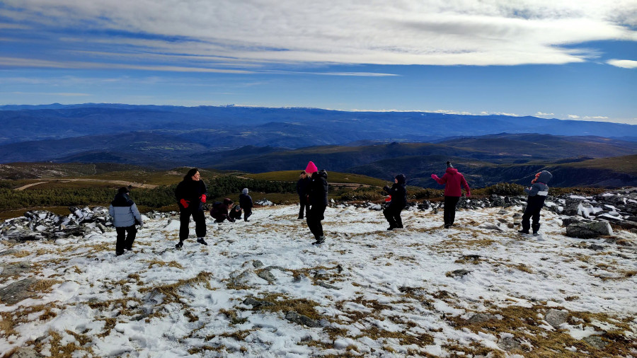 Experiencia de Un Paso Máis en la nieve