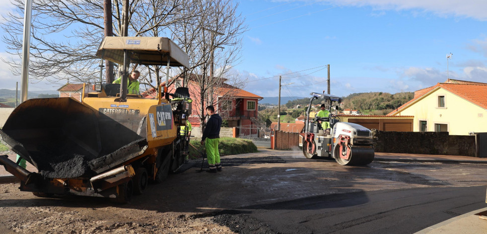 El mal tiempo ocasiona retrasos en la ejecución de varias obras en Carballo