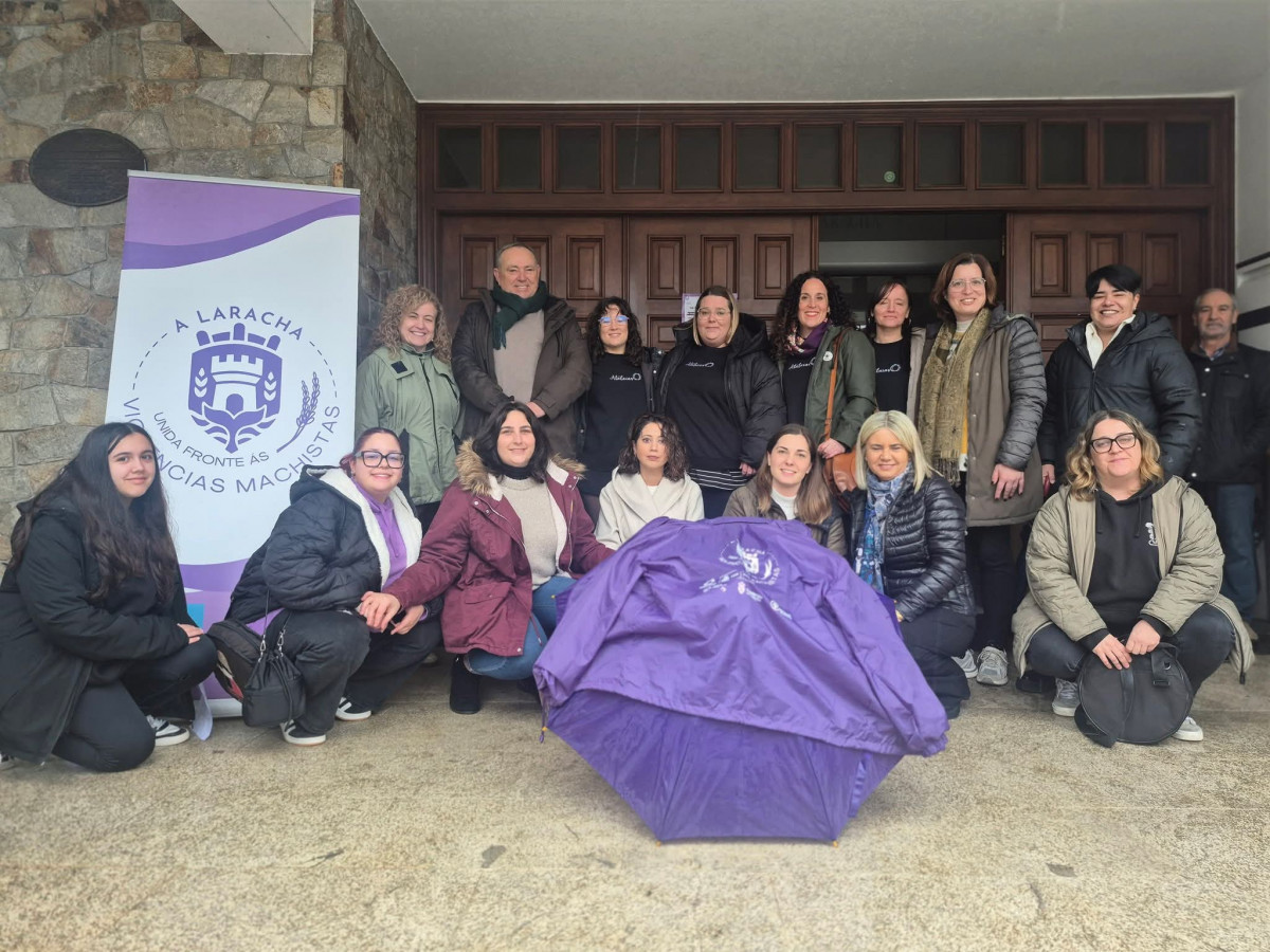 Lectura de manifiesto en A Laracha