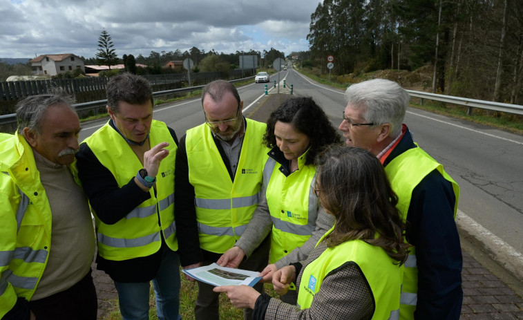 La Xunta licita la mejora del firme en la carretera de Buño a Ponteceso